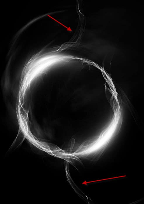 5 paint smoke Create an Abstract Golden Circle with Smoke Brushset in Photoshop