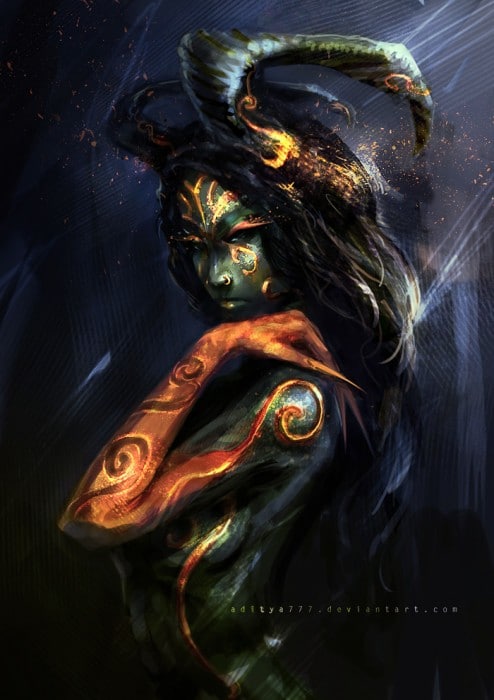 demon queen   01 by aditya777 d41owak 494x700 Imagination Unleashed: Best of PSD Vault DeviantART Group – Vol. 12