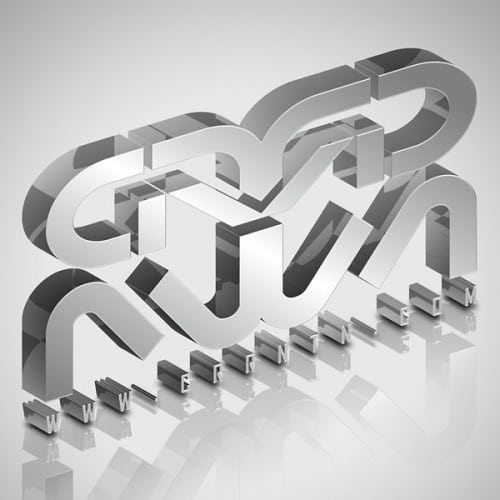 psdtut glassy 3d 500x500 10 Unique and Eye catching Photoshop Typography Tutorials