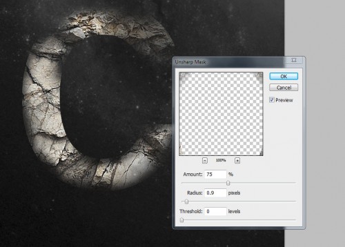 2 uns 500x358 Create a Rocky Text Effect with Space Background in Photoshop