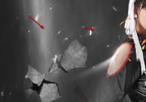 5 effect 500x350 Design an Abstract Style Sword Warrior with Fiery Effect in Photoshop