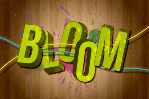 typography poster design graphic design photoshop illustrator vector font 3D 500x331 11 Brand New Photoshop Tutorials with Detailed Instruction and Fantastic End Result