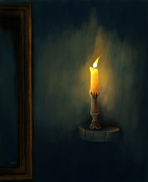 Candlight  Painting in Photoshop final 11 500x615 Unique and Curious Photoshop Tutorial Showcase – February 2012