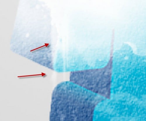 3 paint 2 500x416 Design a Snowy Arctic Text Effect in Photoshop