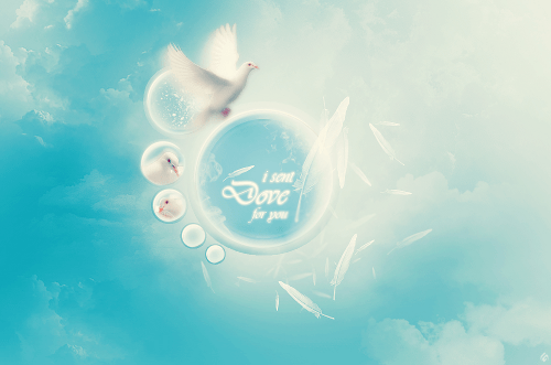 i sent dove by galler y d3gyunr 500x331 Imagination Unleashed: Best of PSD Vault DeviantART Group – Vol. 27