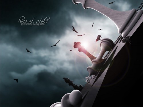lives at stake by j3ff3rson d3i2ifj 500x375 Imagination Unleashed: Best of PSD Vault DeviantART Group – Vol. 27