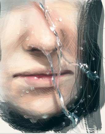 paint water Unique and Curious Photoshop Tutorial Showcase – April 2012