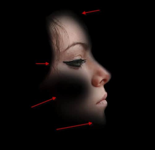 2 mask 500x483 Create an Awesome Floating Face Manipulation with Fiery Hair in Photoshop