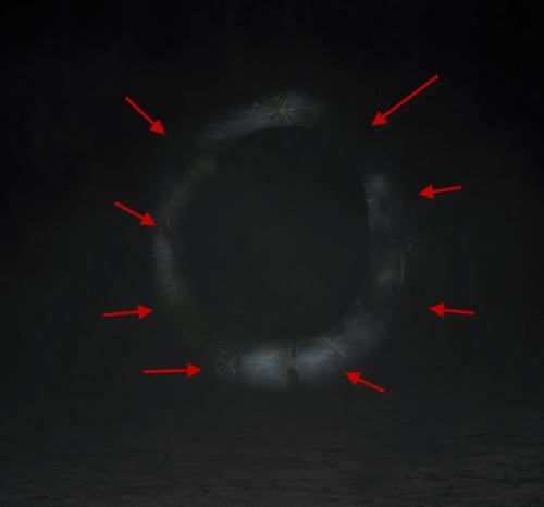 2 erase 2 erase1 500x466 Create an Abstract Floating Break Apart Rock Circle in Photoshop