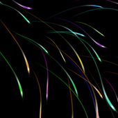 Create Beautiful Abstract Coloured Falling Lines in Photoshop